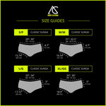 Swim Brief | Classic | Authentic Brazilian Sunga | Size Chart