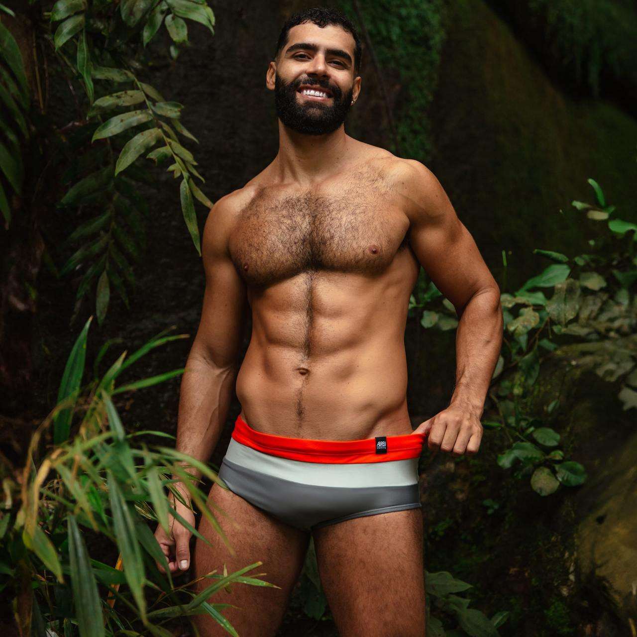 Swim Brief | Classic | Citrus Slate - Authentic Brazilian Tricolor Sunga